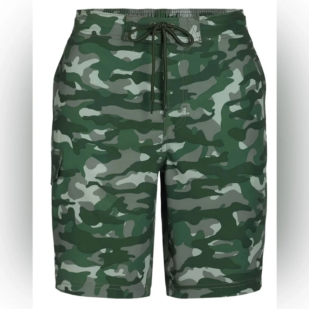 George Men's & Camo Cargo E-Board Stretch Trunks 9